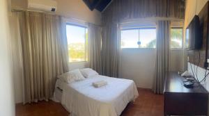 Μια τηλεόραση ή/και κέντρο ψυχαγωγίας στο Pousada Villa Guimaraes