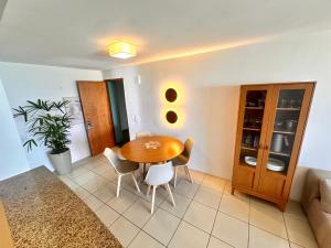 Χώρος καθιστικού στο Flat Praia Mansa Suíte Hotel Beira Mar