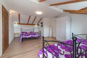 Katil atau katil-katil dalam bilik di Villa Emanuel in Ljubitovica - Haus für 4-6 Personen +32 gambar