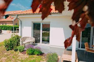 Κήπος έξω από το Ferienhaus Lieblingsplatz