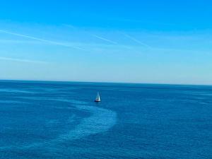 a sail boat in the middle of the ocean at Estrela do Mar - Ocean View Apartment - Sesimbra - Falésia in Sesimbra +27 photos