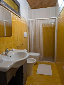 Koupelna v ubytování La Casa a Corte