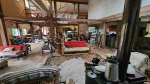O zonă de relaxare la Refugio LaTrapananda Casa Familiar & Eco Lodge