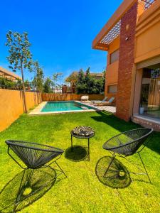 Bazén v ubytování Sublime Villa avec Piscine et Jardin à Marrakech nebo v jeho okolí