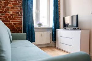 TV a/nebo společenská místnost v ubytování Centrum 1 Struga 46