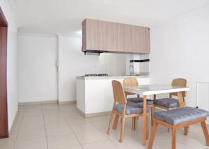 Nhà bếp/bếp nhỏ tại Apartamentos San Pedro