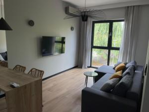 Μια τηλεόραση ή/και κέντρο ψυχαγωγίας στο Apartamenty Arkady