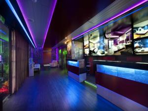 Fukun No. 3 Motel tesisinde lounge veya bar alanı