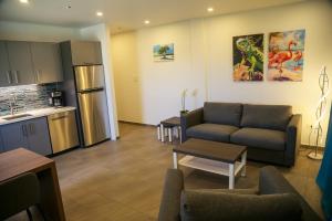 Kuchyň nebo kuchyňský kout v ubytování Love to Smile Apartments - Apt 3