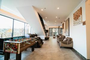 Гостиная зона в Hoang Thien Homestay & Sport