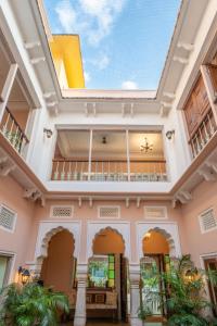 Balkón nebo terasa v ubytování Mukam at Kanak Vilas, Jaipur