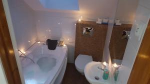 Kúpeľňa v ubytovaní Spa Apartamenty Lidzbark