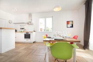 Kuchyň nebo kuchyňský kout v ubytování Apartments Tamburini