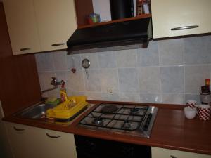 Kuchyň nebo kuchyňský kout v ubytování Apartment Luna