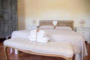 Postel nebo postele na pokoji v ubytování Ospitalità Le Cocò