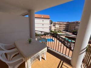 Μπαλκόνι ή βεράντα στο Apartamento en Canet Berenguer Valencia