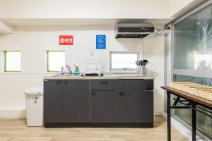 Kuchyň nebo kuchyňský kout v ubytování 東新宿 1011