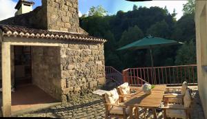 Balkón nebo terasa v ubytování Ribeira dos Caldeirões
