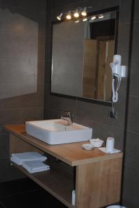 Koupelna v ubytování Hotel Garni Walter