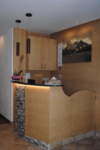Kuchyň nebo kuchyňský kout v ubytování Hotel Garni Walter