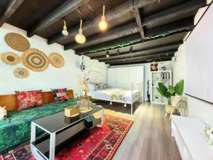Χώρος καθιστικού στο Shanghai Hills & Aromahome Sunshine BnB Close to line1&10&12