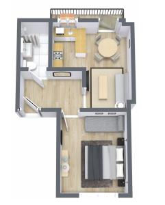 Κάτοψη του Cozy & Bright Apartment in Peaceful Area