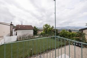 a view from the balcony of a house at Hillside Escape in Pontestura