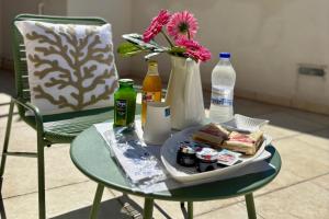 Comida en la casa de huéspedes o alrededores