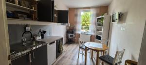 O bucătărie sau chicinetă la Rince Groß Apartment