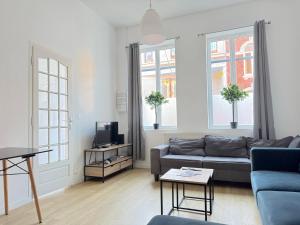 O zonă de relaxare la Les arts chambres 2 SDB privatif 1 er etage