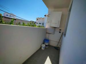 a view of a balcony of a building at Maison Hammamet nord in Hammamet