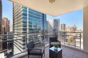 Μπαλκόνι ή βεράντα στο George St CBD Central Walk to Harbour