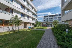Zahrada ubytování P&O Apartments Airport