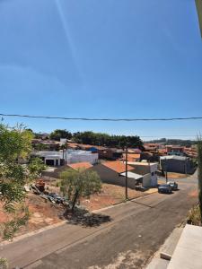 a view of a city from a street at Studio novo em Pardinho in Pardinho