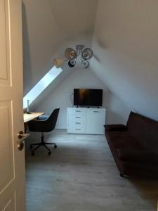 Posezení v ubytování Klütz Semi-Detached House, 2 Double Beds, 2 Single Beds