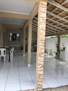 Kawasan patio atau luaran di Casa com piscina em Guaratuba