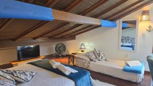 Χώρος καθιστικού στο Recanto das Borboletas