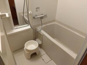 南砺市にあるToga International Campground - Vacation STAY 36256vのトイレと浴槽付きのバスルーム