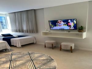 TV a/nebo společenská místnost v ubytování D´Santa Loft´s - Penha/SC