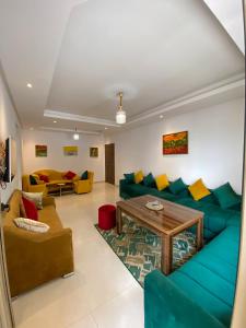 Χώρος καθιστικού στο Sunny Surf House