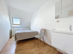 Postel nebo postele na pokoji v ubytování De Ster apartment for 6 people