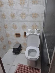 Koupelna v ubytování Dormitório Compartilhado-Hostel no Centro + 5 fotografií