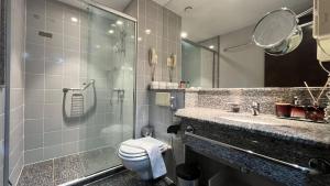 Ванная комната в FlatScape 1113 - Flat Aconchegante na Chácara Santo Antônio - Verbo Divino