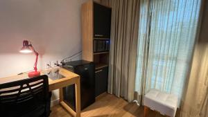 Кухня или мини-кухня в FlatScape 1113 - Flat Aconchegante na Chácara Santo Antônio - Verbo Divino
