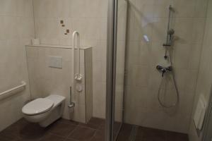 Koupelna v ubytování Pension Casa Topolino