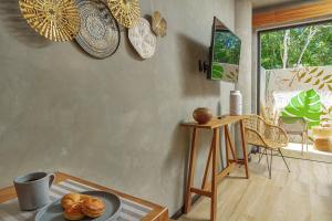 Televisyen dan/atau pusat hiburan di Arte en Estudio Tuk Tulum I
