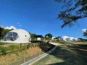Zahrada ubytování glampark Sesoko -Ocean Terrace-