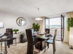 a dining room with a table and chairs and a window at 2 Bed in Polruan 75740 in Polruan +38 photos