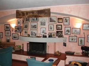 Posezení v ubytování À l'Hostellerie Du Paradis