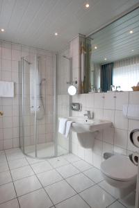 Bagno di Frühstückshotel Seemannsbraut Amrum-adults only ab 18 Jahre-keine Haustiere-